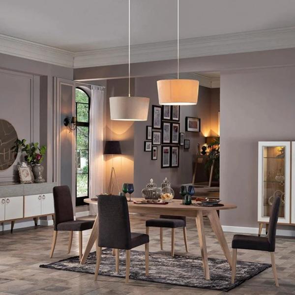 Lena Dining Table (Fixed) + Lena Chair (6219)