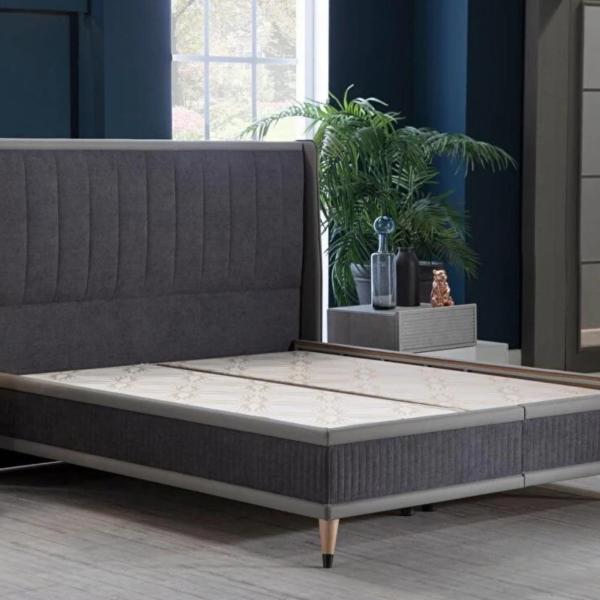 Lena Base & Headboard 90*190 Cm - Lena Anthracite