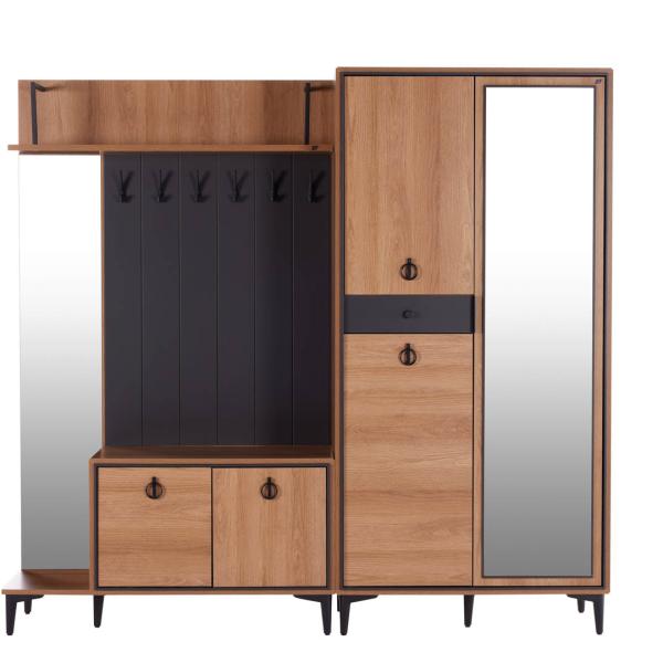 Vista Hall Shoes Cabinet With Coat Hooks