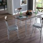 Essen Dining Table & Chair - White