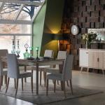 Elizya Dining Table (Extendable) + Elizya Chair (6080)