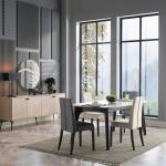 Cross Dining Table (Extendable) + Cross Chair (6286)