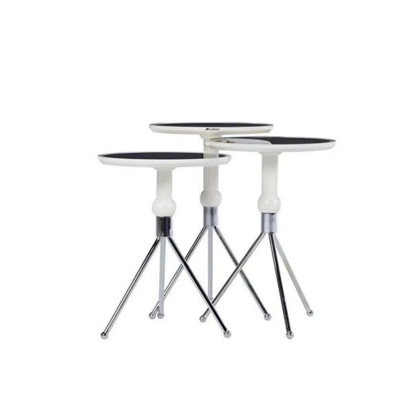 Blanca Nesting Table S - Chrome