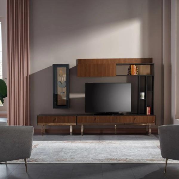 Albero Tv Unit - (Cabinet With Mirror Door)
