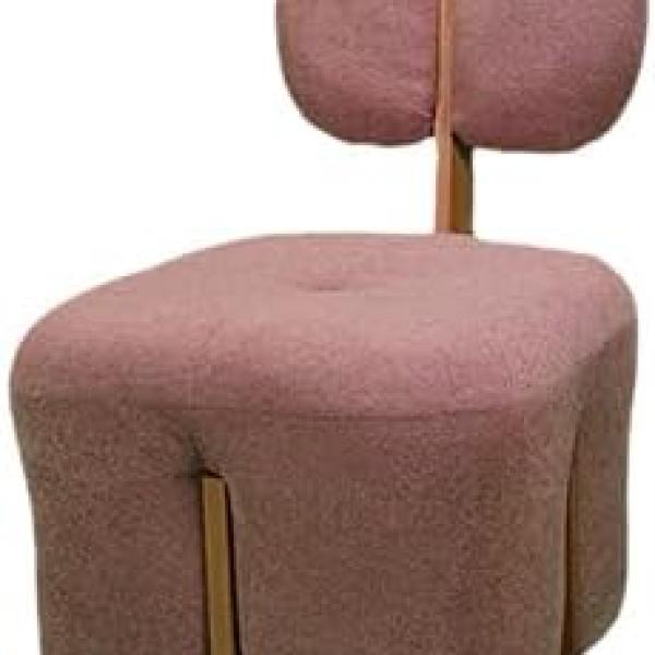 Upholstered Occasional Accent Chair (Pink)