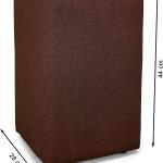 Ottoman Pouffe Footstool (Brick-Red)