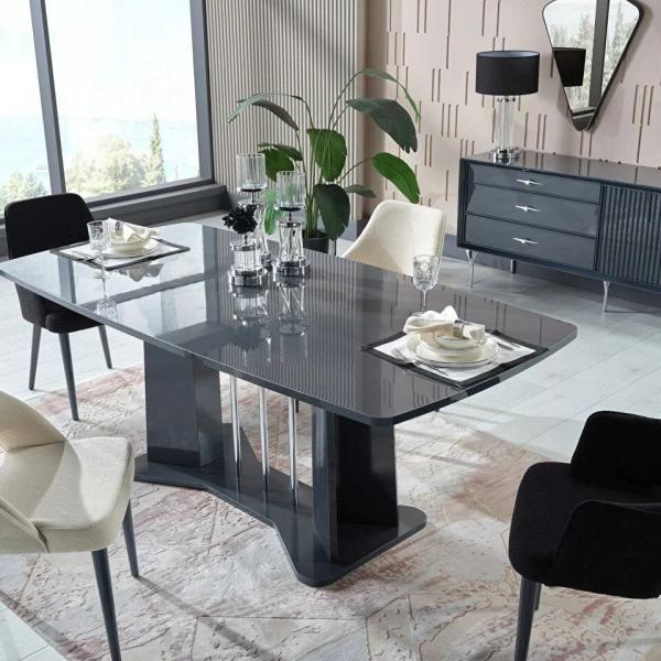 Viola Dining Table (Fixed) + Viola Chair (6279)