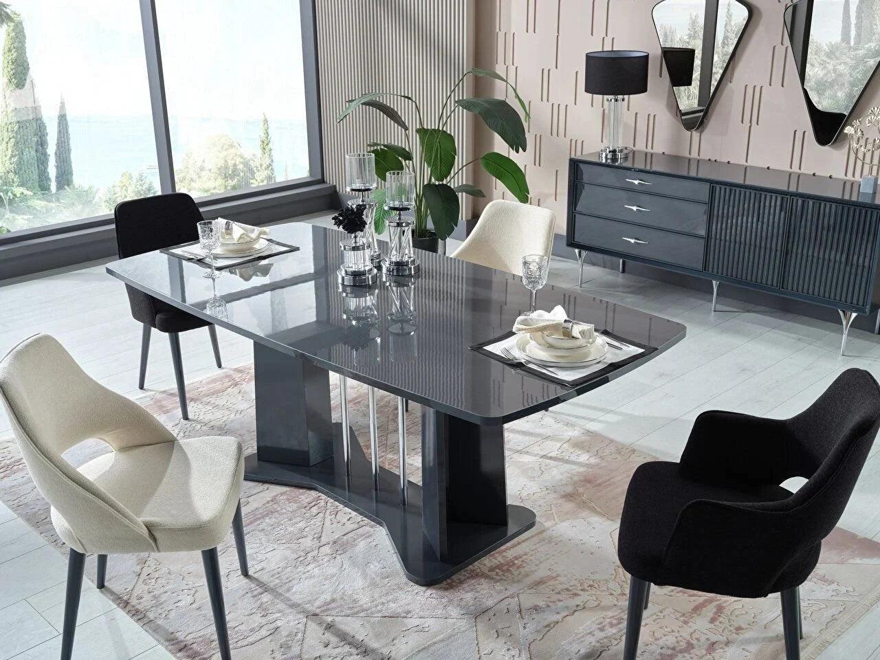 Viola Dining Table (Fixed) + Viola Chair (6279)