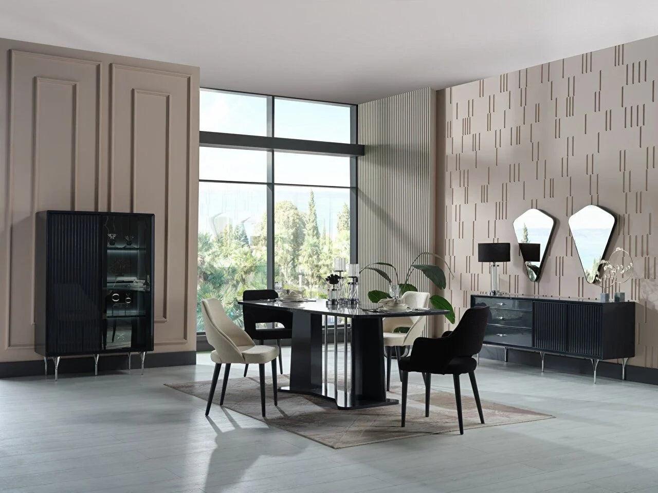 Viola Dining Table (Fixed) + Viola Chair (6278)