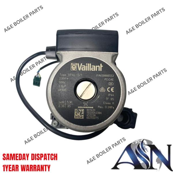 VAILLANT ECOTEC PRO 24 & 28 BOILER PUMP 3WIRE 0020136638 59866553