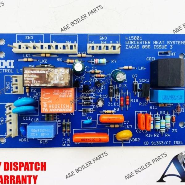 WORCESTER 230 RSF 240 RSF & 280 RSF BOILER IGNITION PCB (ZAGAS096) 87161463050