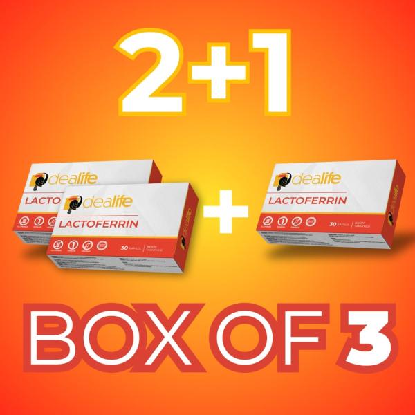 Dealife Lactoferrin, Buy 2 Get 3 Boxes (Get 1 Box As A Gift)