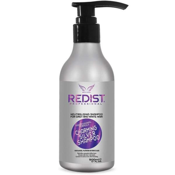 Redist Charming Silver Shampoo 500ml | Purple Shampoo Anti-Yellow Tone Shampoo