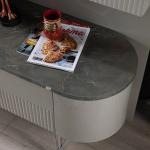 Serra Mini Tv Table - Chrome