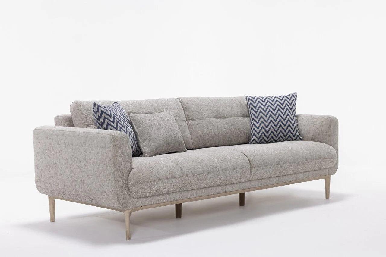 Retro 3 Seater Sofa (Retro Mink) - Clearance