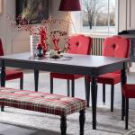 Pery Markiz (Navy) Bench - Red