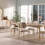 Mitra Dining Table (Fixed) + Mitra Chair (6280)