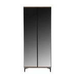Mary Wardrobe 2 Doors - Glass Door Extra Shelve