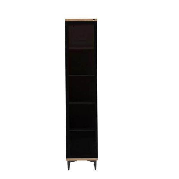 Mary Wardrobe 1 Door - Glass Door Extra Shelves