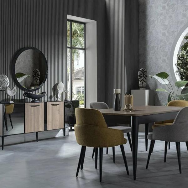 Mary Dining Table (Extendable) + Mary Chair (6258)