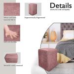 Ottoman Pouffe Footstool (Pink)