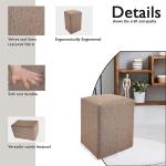 Ottoman Pouffe Footstool (Minkcolor)