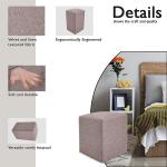 Ottoman Pouffe Footstool (Brown)