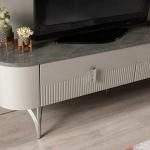 Serra Mini Tv Table - Chrome