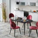Nevada Dining Table & Chair - Black