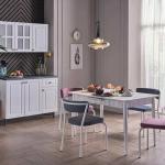 Marco Dining Table & Chair - White