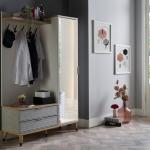 Lena Hall Shoes Cabinet With Coat Hooks