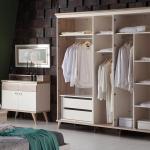 Elizya Wardrobe 5 Doors