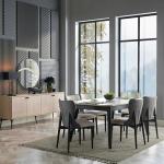 Cross Dining Table (Extendable) + Cross Chair (6285)