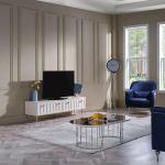 Blanca Tv Table (Chrome)