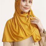 Hijab Muslim Women Head Turbans Scarf Foulard Hand Embroidered Practical Shawl