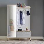 Lena Hall Shoes Cabinet With Coat Hooks