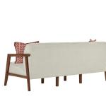 Gina 3 Seater Sofa - Walnut Style