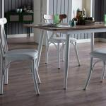 Essen Dining Table & Chair - White