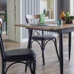 Essen Dining Table & Chair - Black