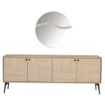 Cross Sideboard & Mirror