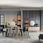 Cross Dining Table (Extendable) + Cross Chair (6286)