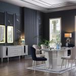 Arena Dining Table (Fixed) + Arena Chair (6265)