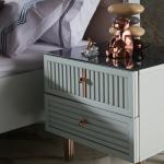 Aren Bedside Table (Sea Green) - Clearance