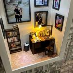 Personalized White Frame with Desk Lamp