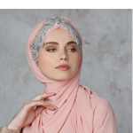 Luxury Hijab Muslim Women Head Turbans Scarf Foulard Hand Embroidered Practical Shawl