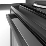 Ferre Turbo Mini Oven With 2 Plate - Black