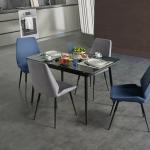 Melody Dining Table & Chair - Anthracite