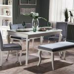 Goldie Dining Table & Chair - White