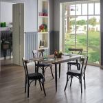 Essen Dining Table & Chair - Black