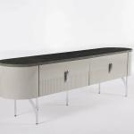 Serra Mini Tv Table - Chrome
